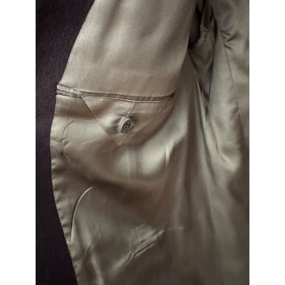 Loro Piana Mens 42L Dark Brown 100% Camel‎ Hair Blazer Suit Jacket Classic Suit - Picture 8 of 8